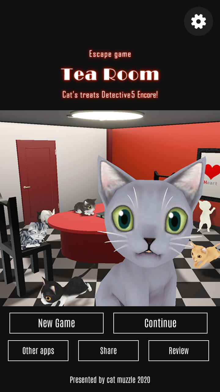 Escape game Tea Room Game Screenshot