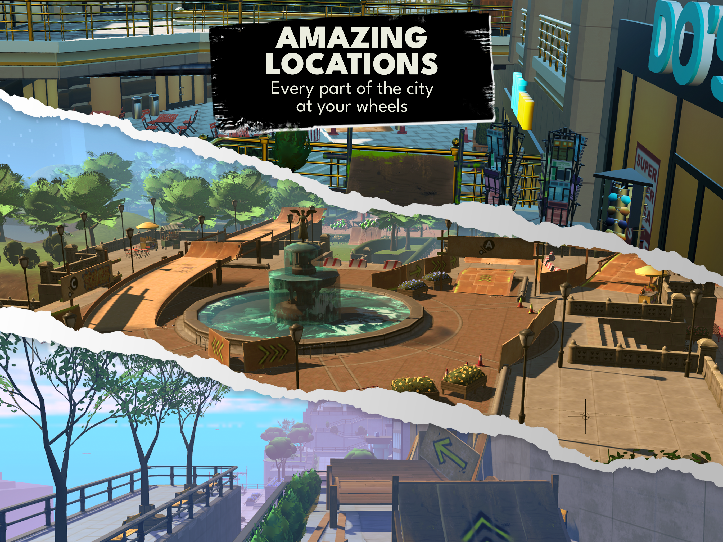 Touchgrind Scooter Game Screenshot