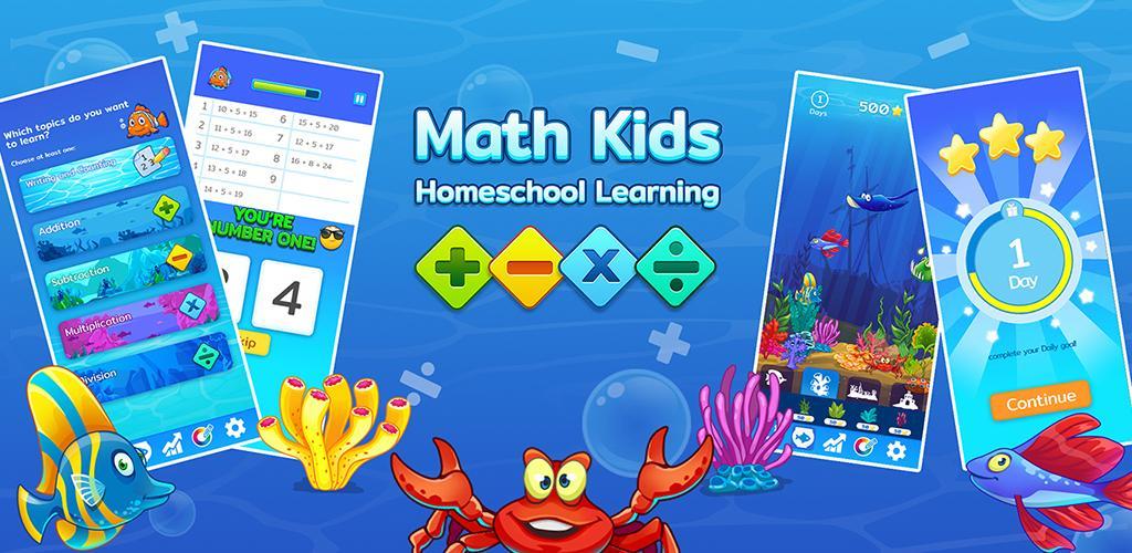 Banner of Math Kids HomeSchool Learning 1.28