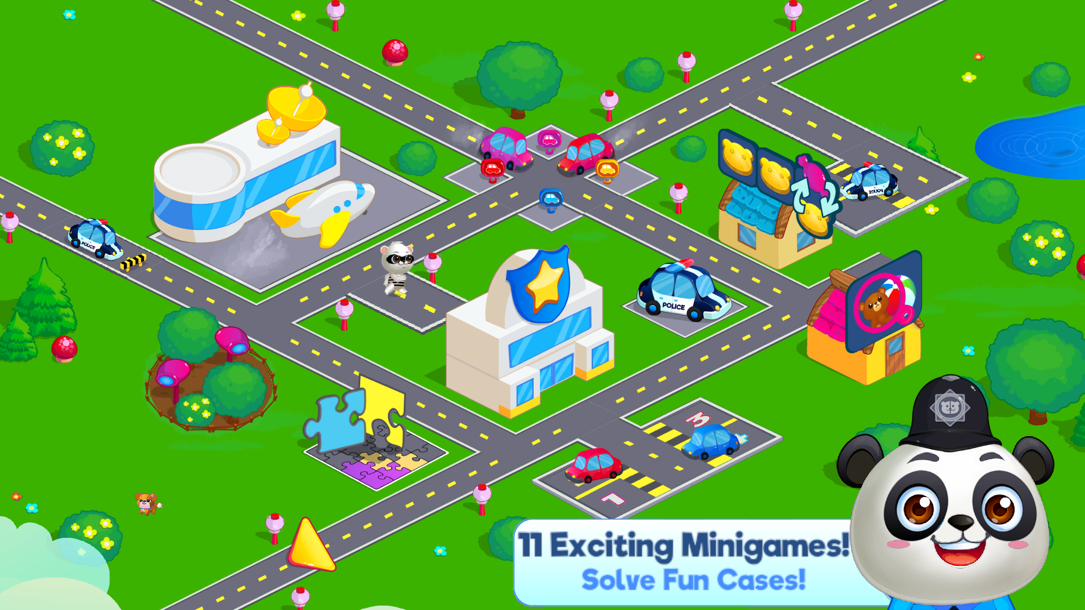 Panda Panda Police ภาพหน้าจอเกม