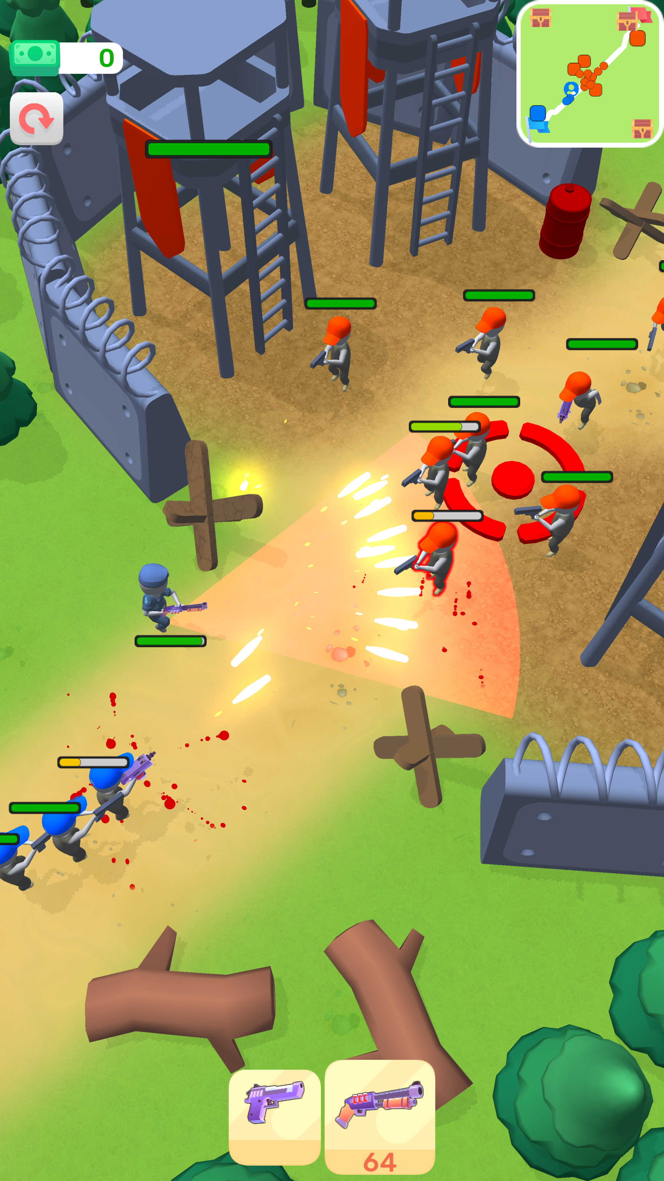 Screenshot of War Smash