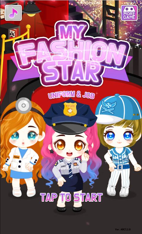 Screenshot of My Fashion Star : Uniform & Job style