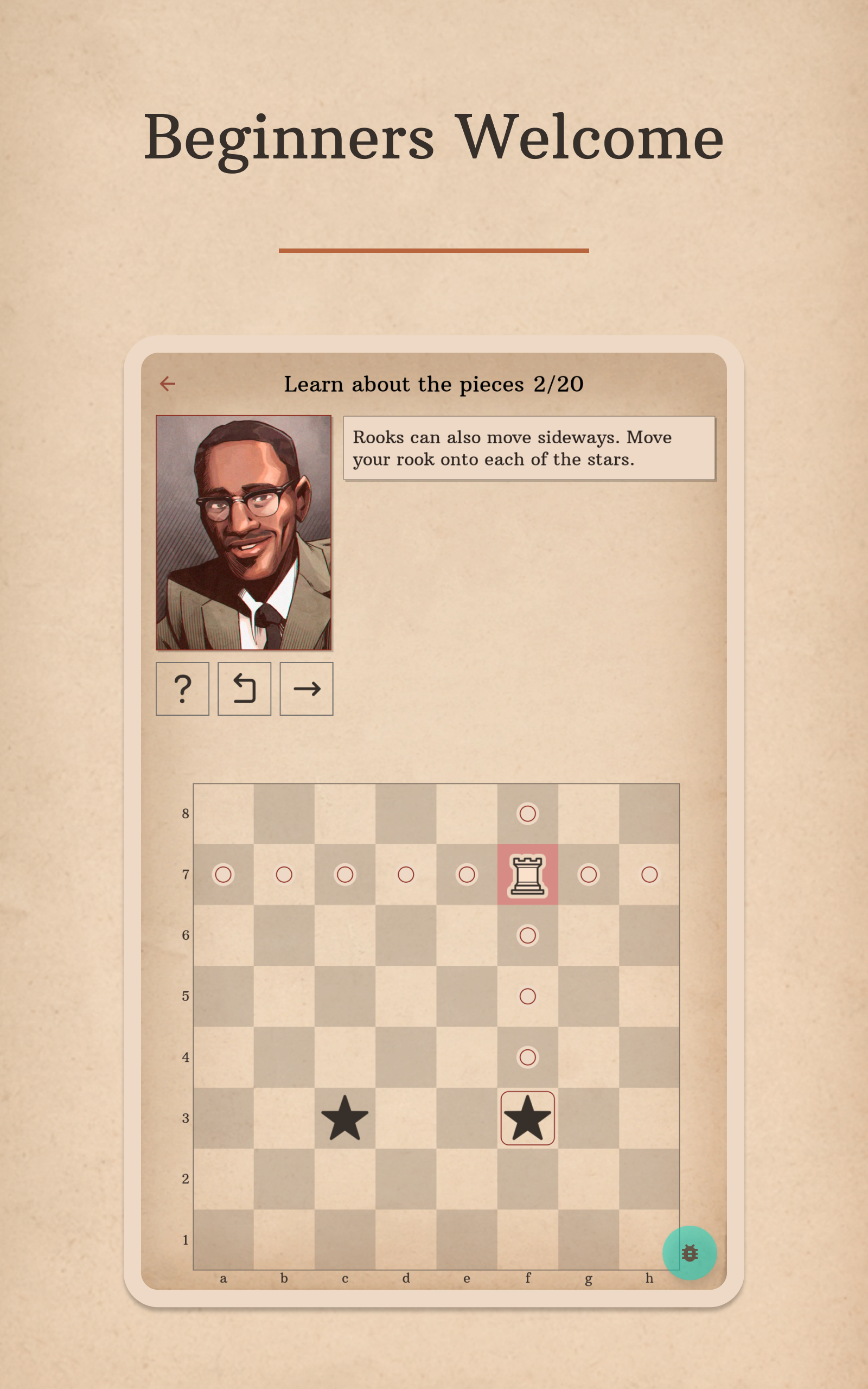 Learn Chess with Dr. Wolf Game Screenshot