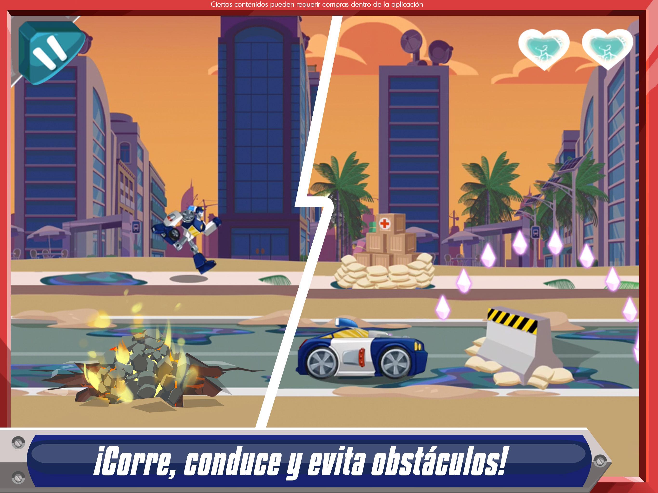 Captura de Pantalla del Juego Transformers Rescue Bots: Dash