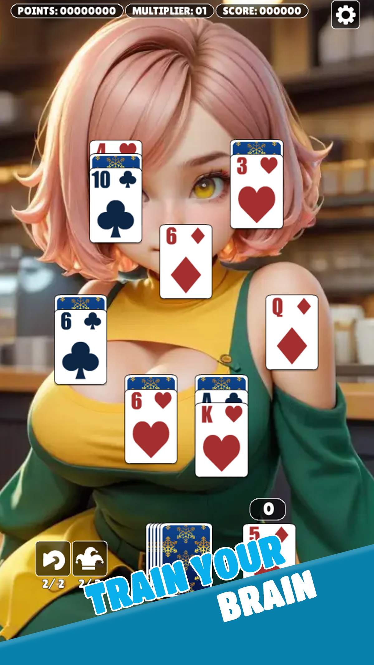Screenshot of Sexy Solitaire Card Games