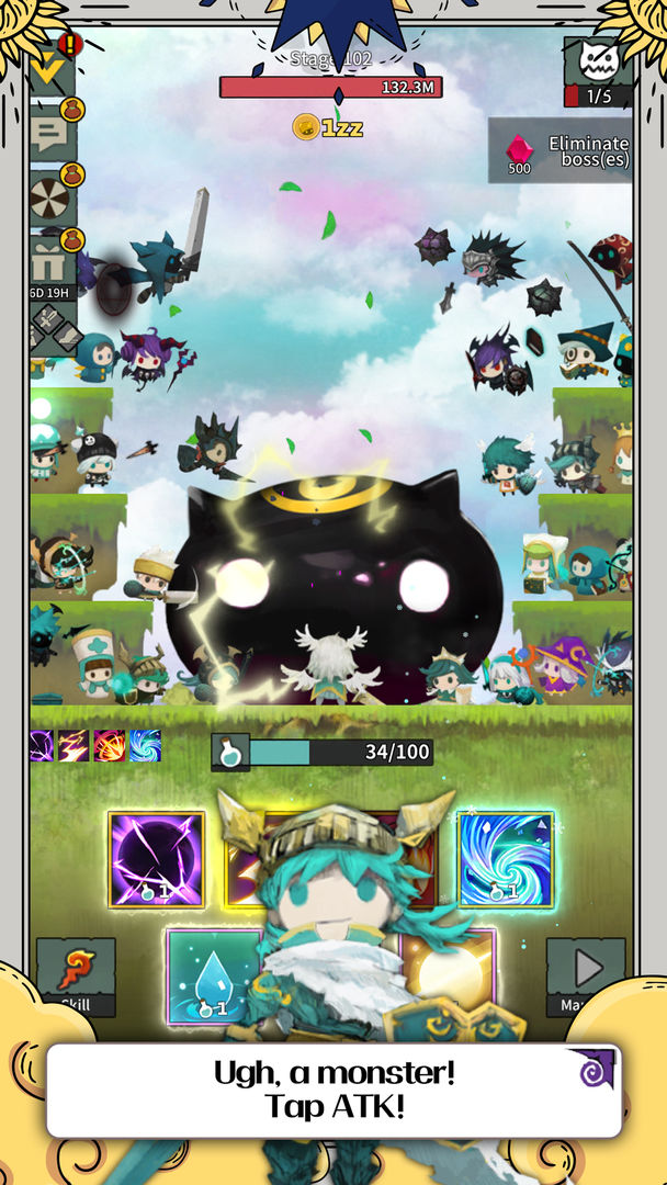 Tap Dragon: Little Knight Luna screenshot game