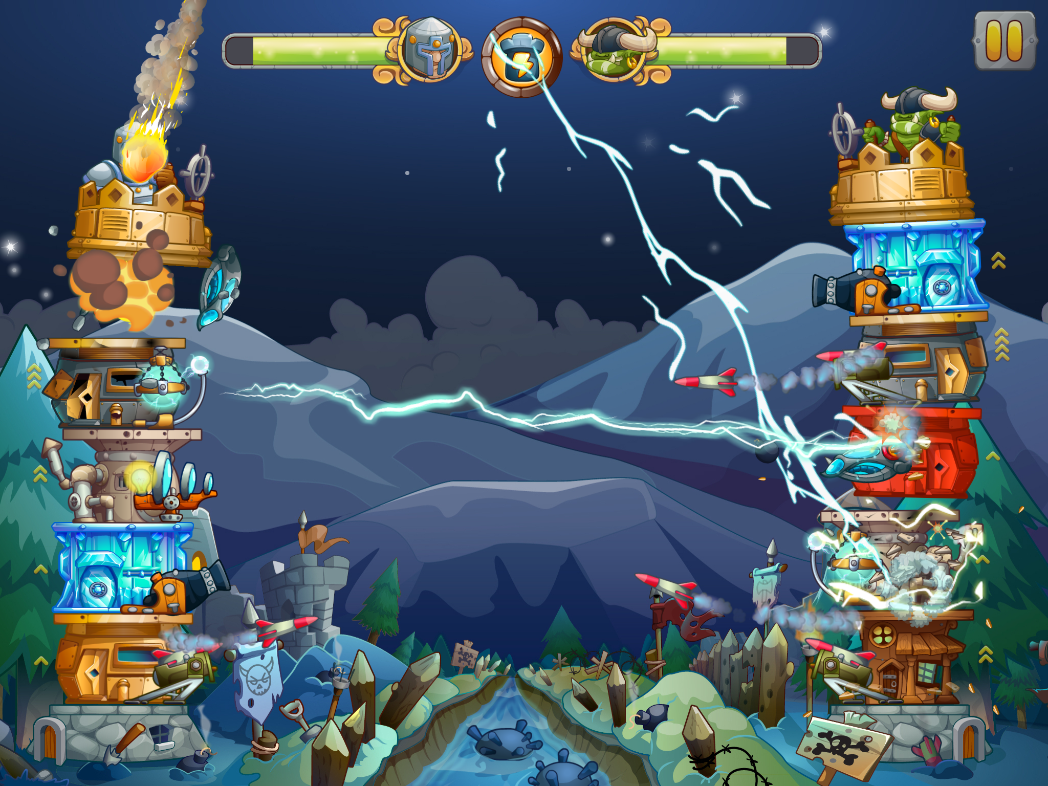 Tower Crush - Defense TD Free  Game Screenshot