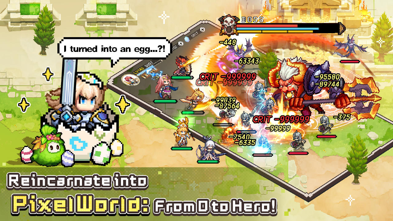 Zero to Hero: Pixel Saga Game Screenshot