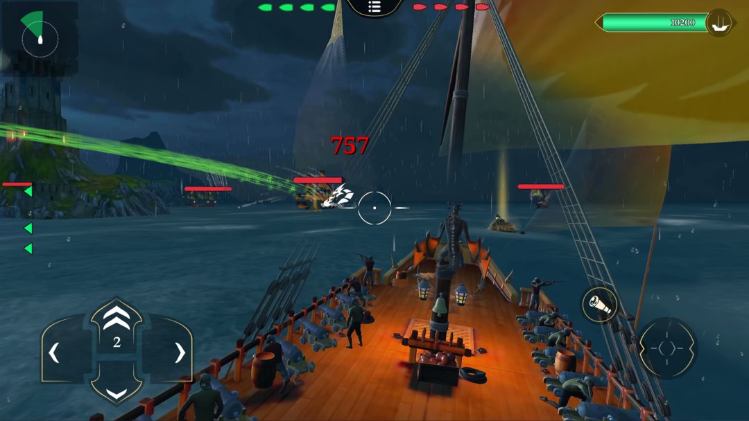 Screenshot of Dragon Sails: Ship Battle