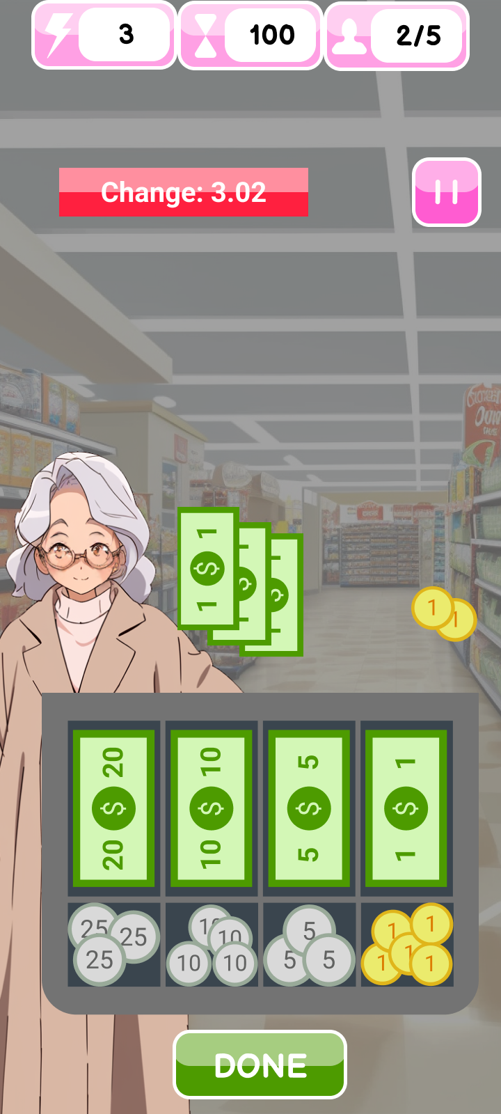 Cashier Counting Money Game android iOS apk download for free-TapTap