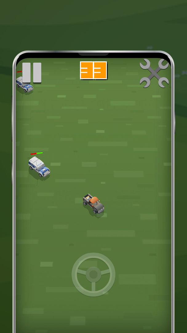 Screenshot of Car Chase Game