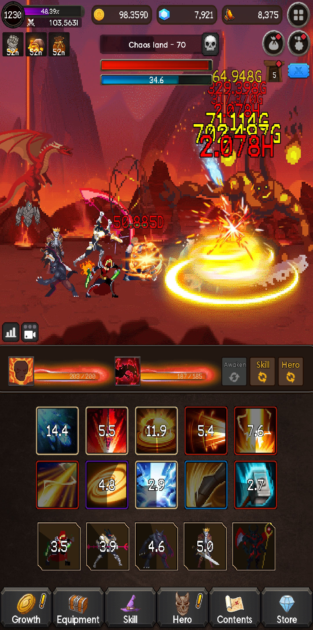 Pixel Knights Game Screenshot