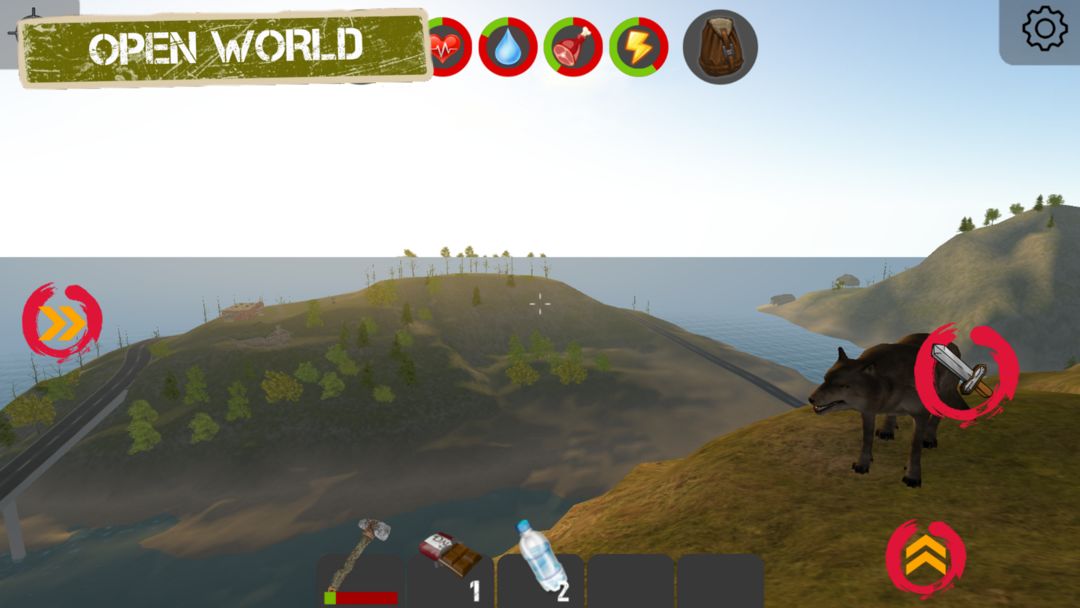 Outcast - Survival Island 3D 게임 스크린 샷
