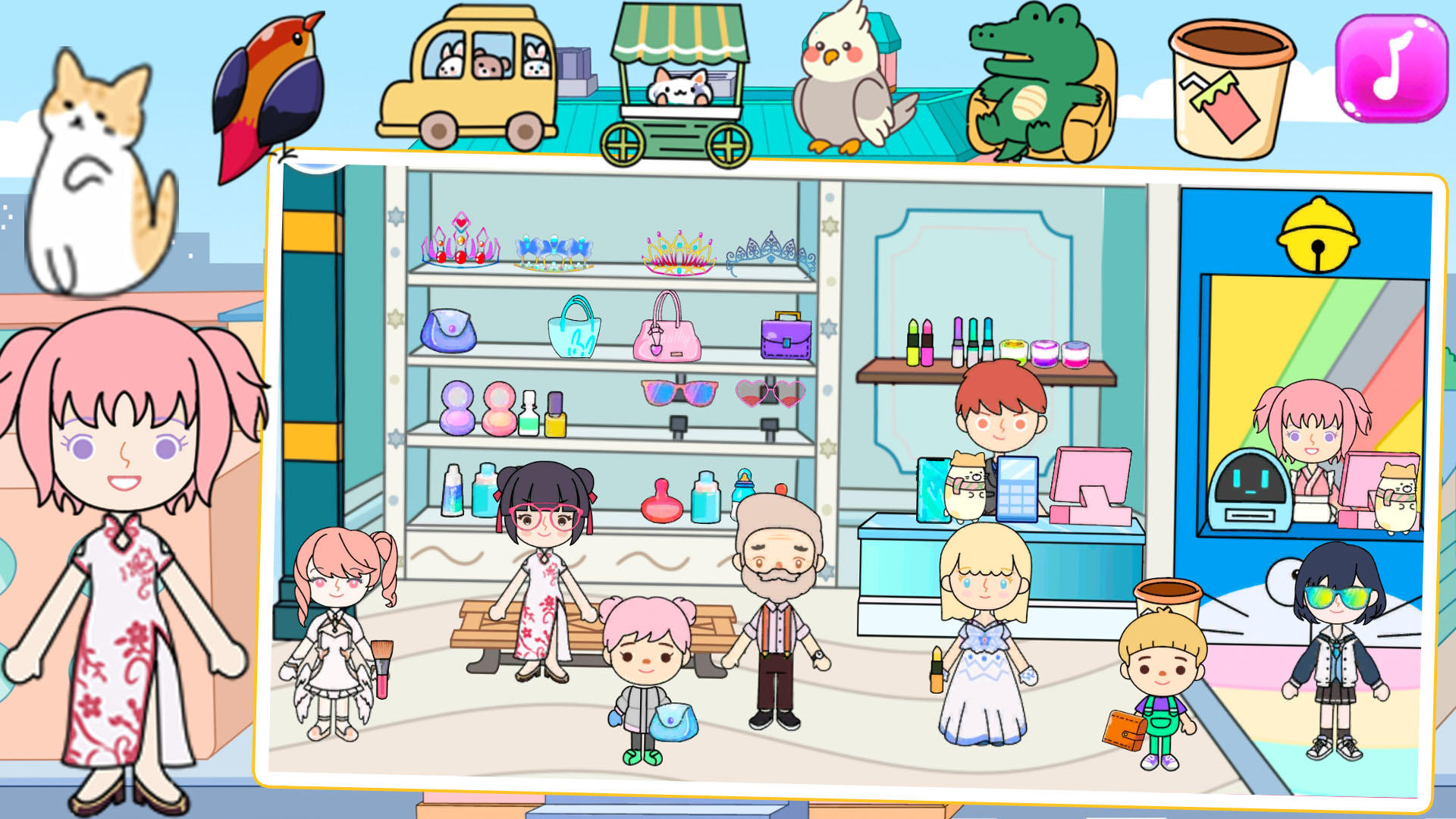 Mica Life World : Theme Park Game Screenshot