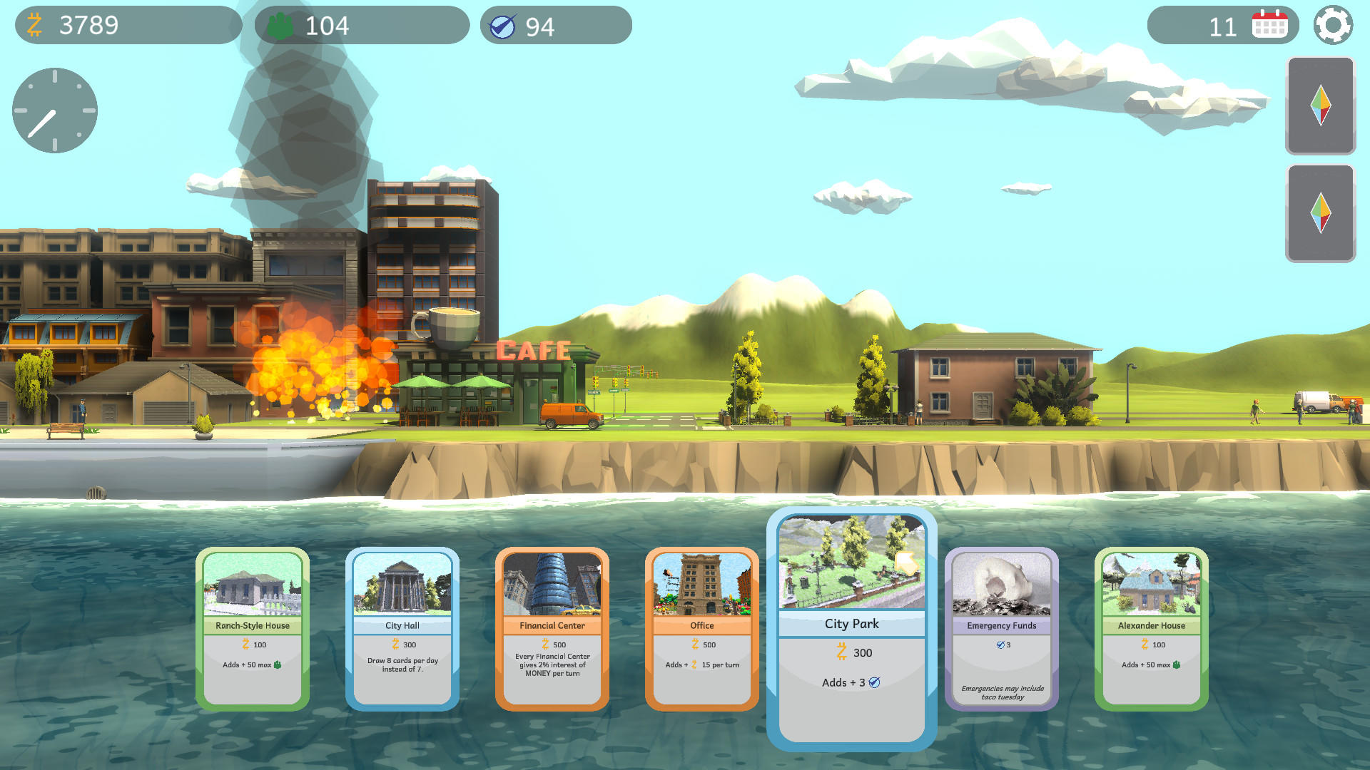 Screenshot of City of Cards