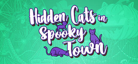 Banner of Hidden Cats in Spooky Town 