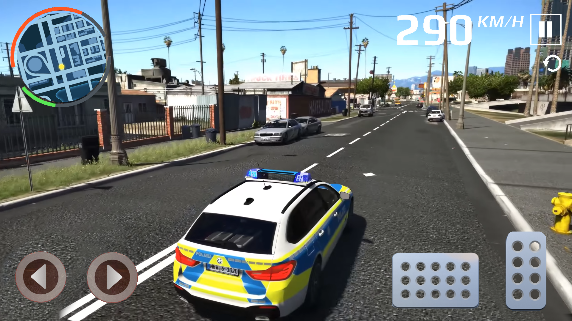 Euro Crash Car Police Game 3D Game Screenshot