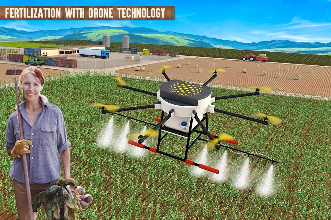 Screenshot of Modern Farming 2 : Drone Farming Simulator