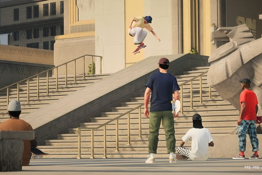 Captura de Tela do Vídeo de skate.