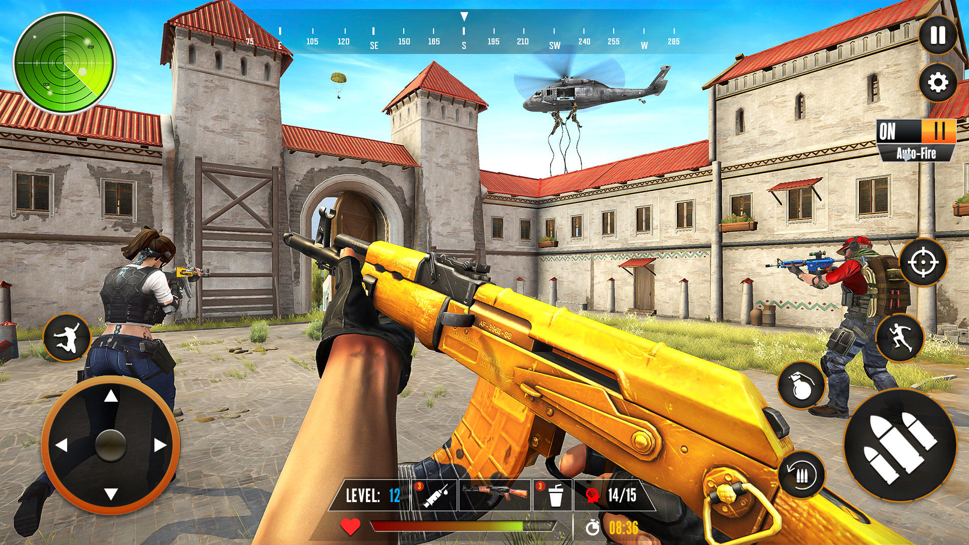 Скриншот игры Battle Shooting Guns Games 3D