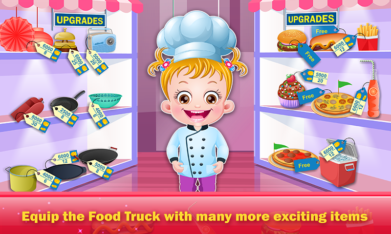 Baby Hazel Food Truck Game Screenshot