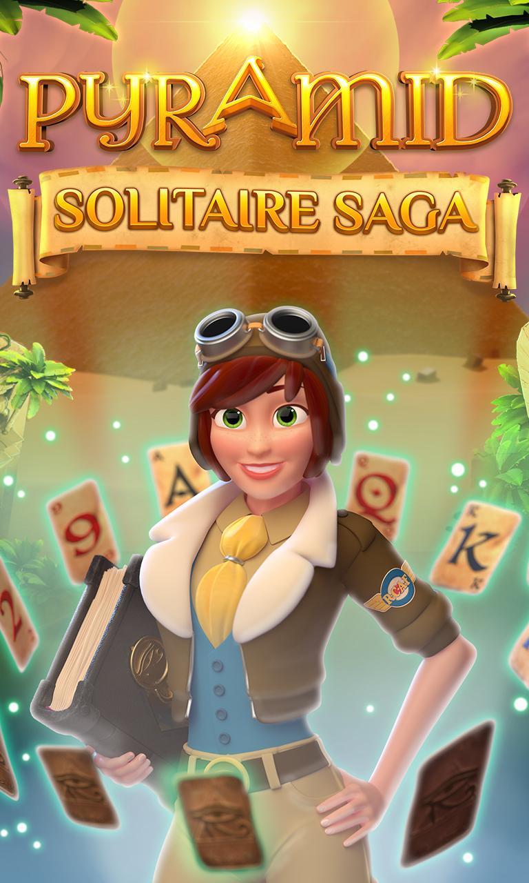 Screenshot of Pyramid Solitaire Saga