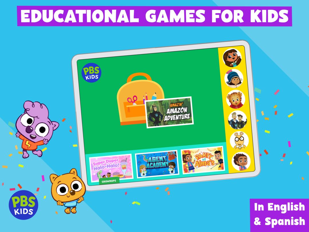 Screenshot of PBS KIDS Games