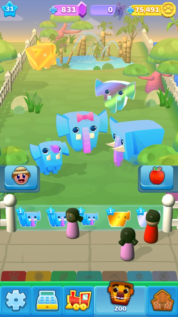 Screenshot of Spin a Zoo - Animal Rescue