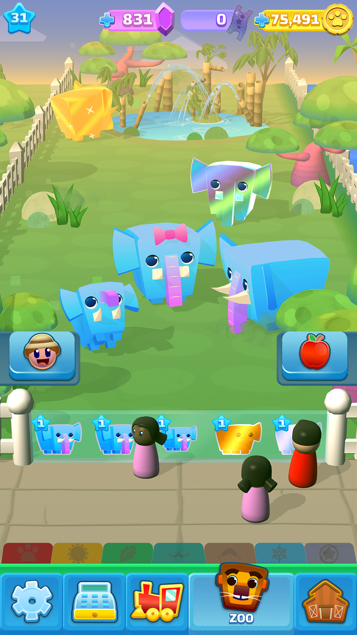 Spin a Zoo - Animal Rescue Game Screenshot