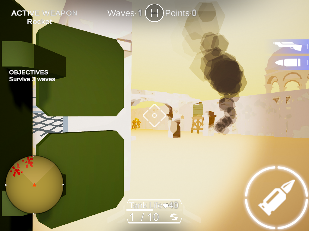 AAA Tank Vs Zombies ภาพหน้าจอเกม