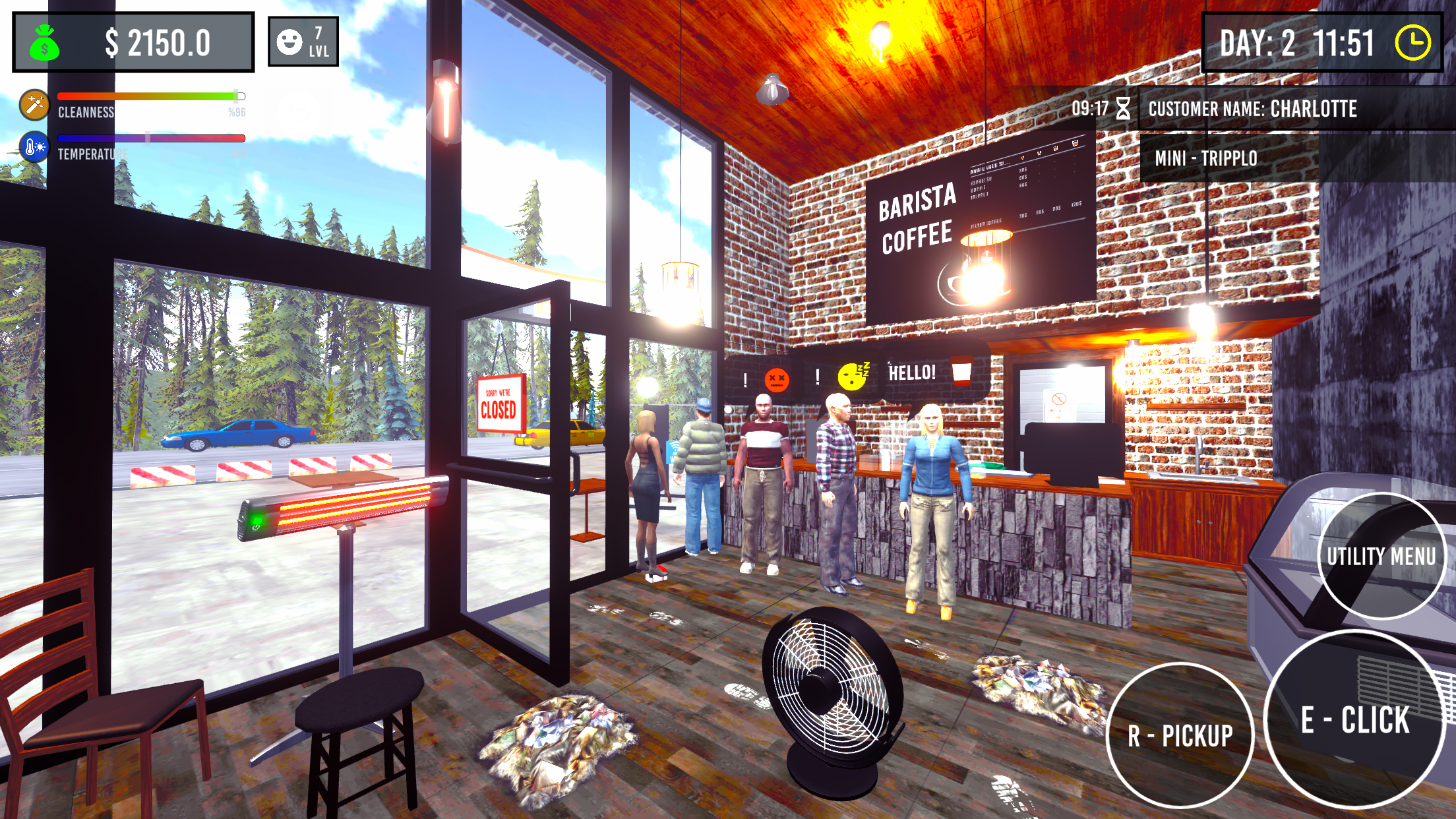 Barista Simulator ภาพหน้าจอเกม