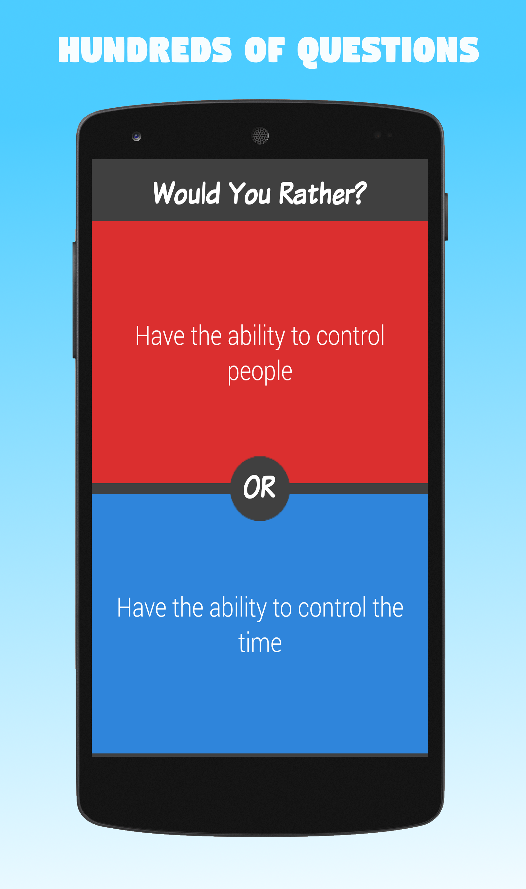 Would You Rather? Game Screenshot