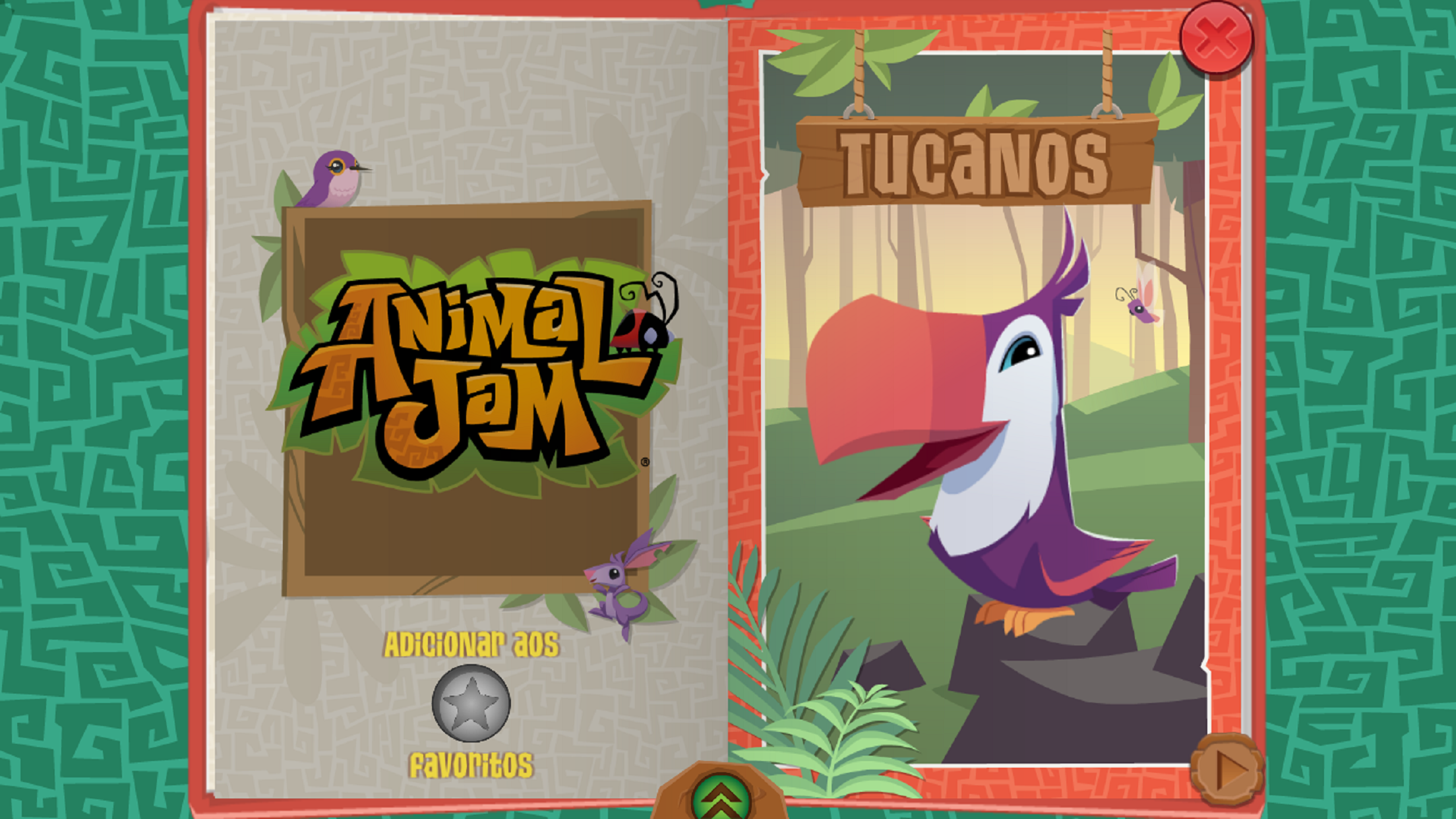 Captura de Tela do Jogo Academia AJ: Animais Maravilho