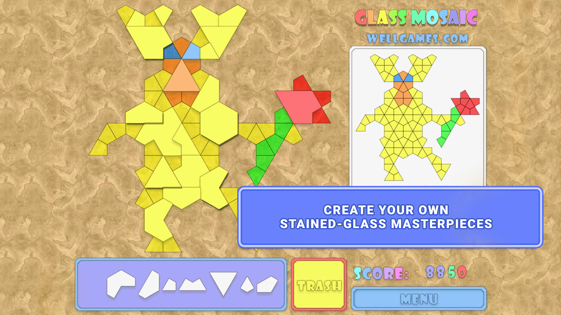 Glass Mosaic: Jigsaw Puzzle ภาพหน้าจอเกม