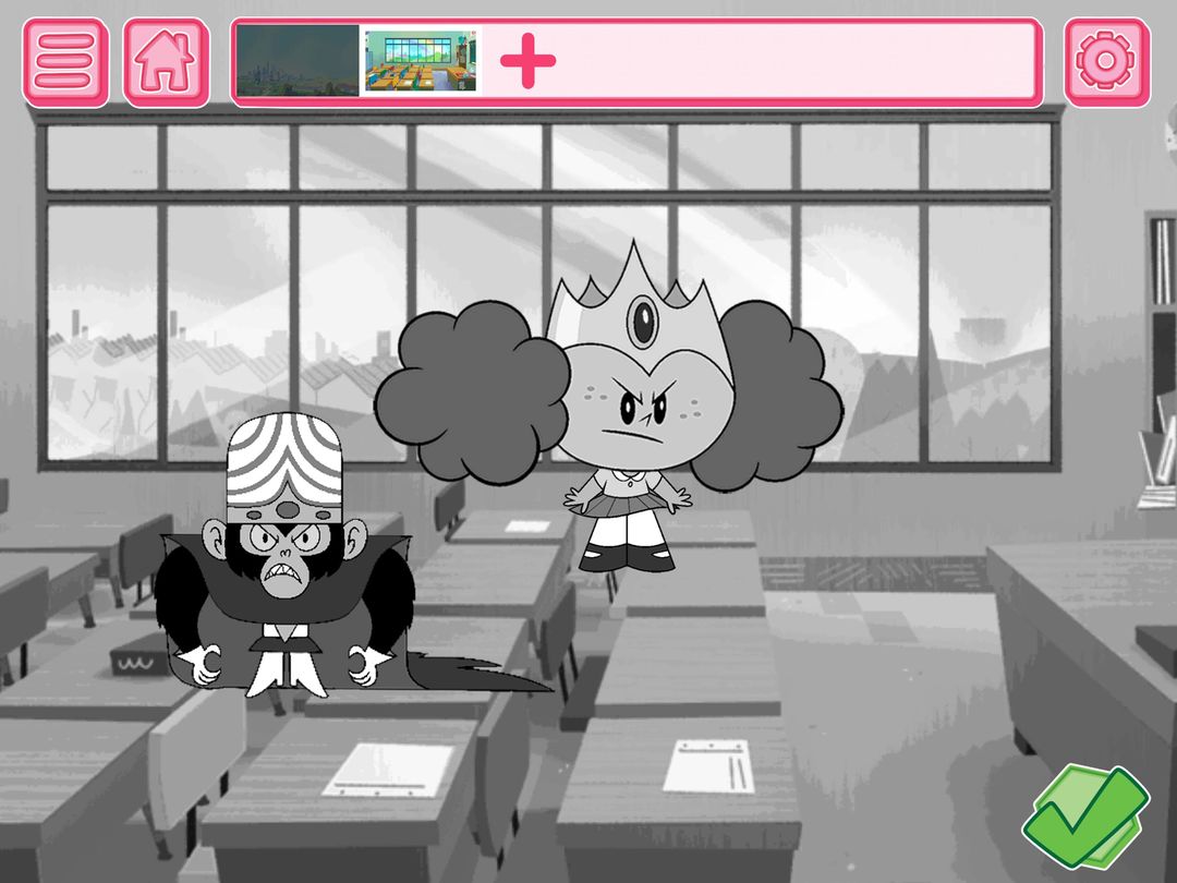 Screenshot of Powerpuff Girls Story Maker