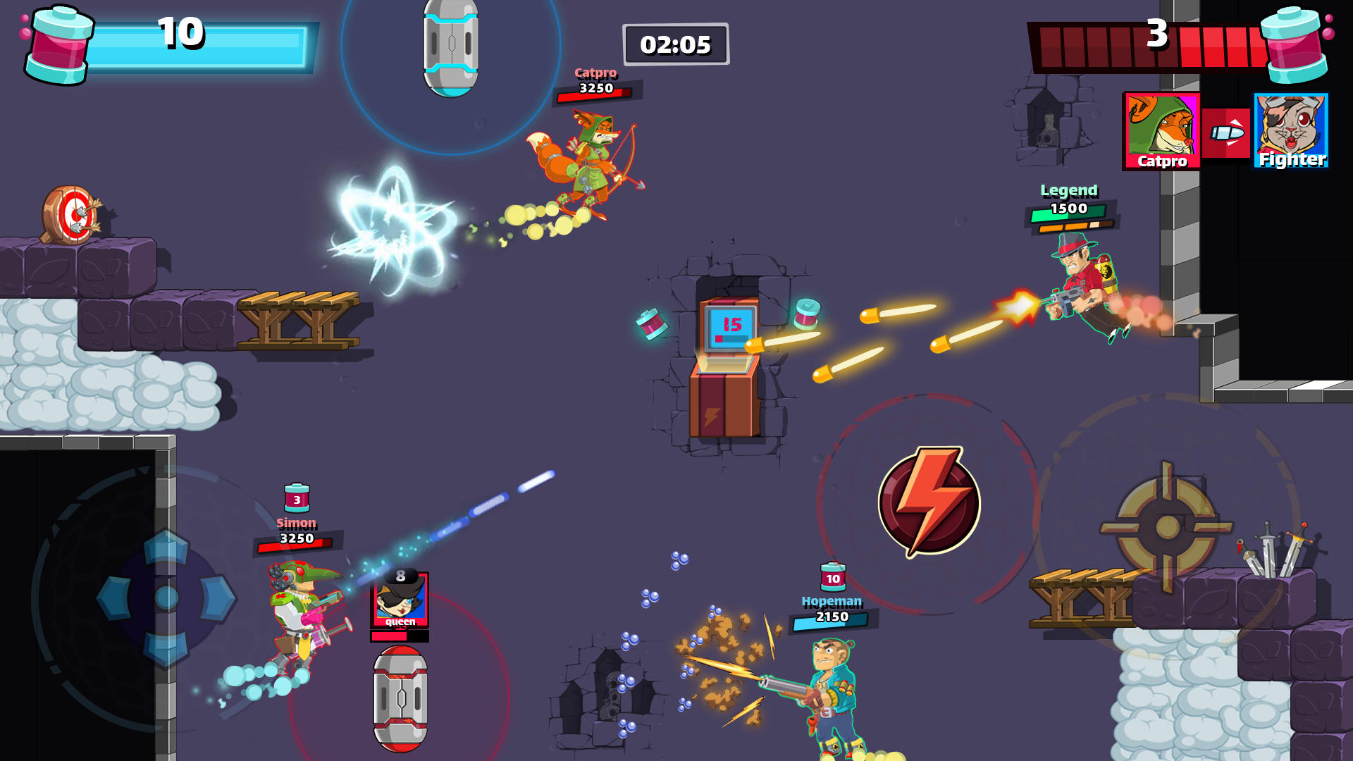 Jetpack Heroes screenshot game
