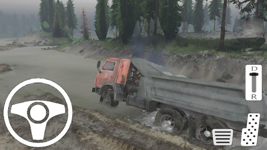 Screenshot of Truck Driver Simulation - Factory Cargo Transport