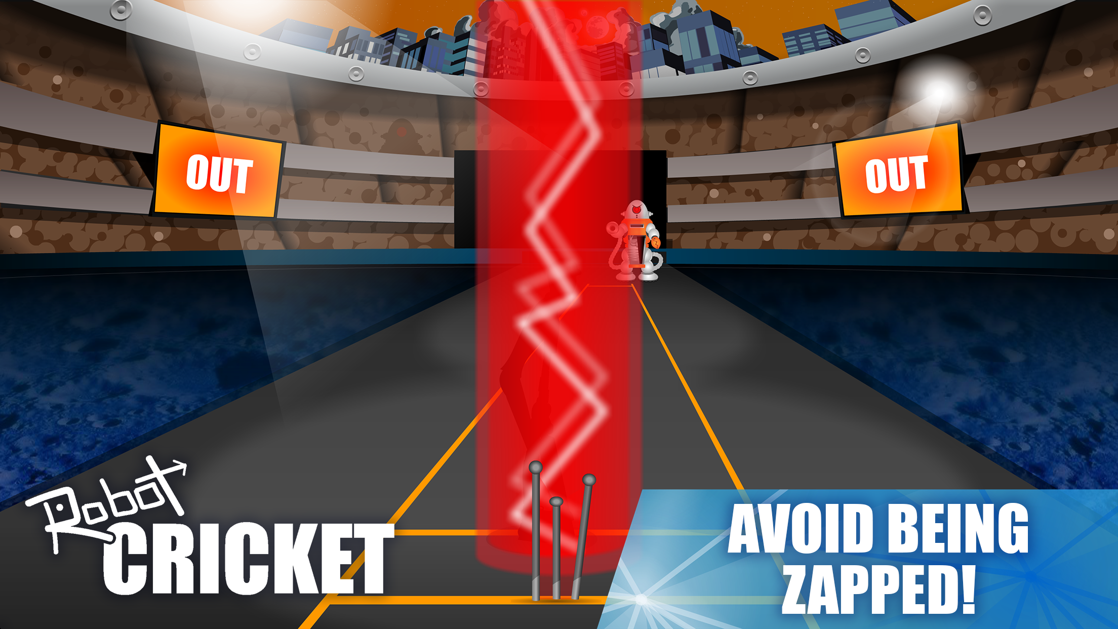 Robot Cricket Game Screenshot