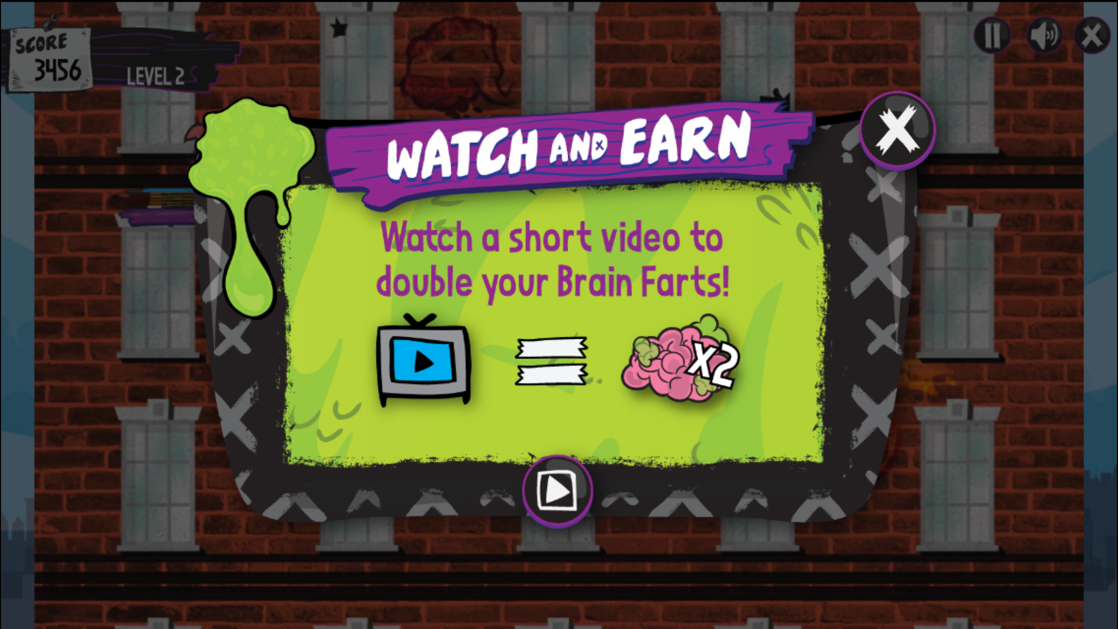 Madballs Arcade Game Screenshot