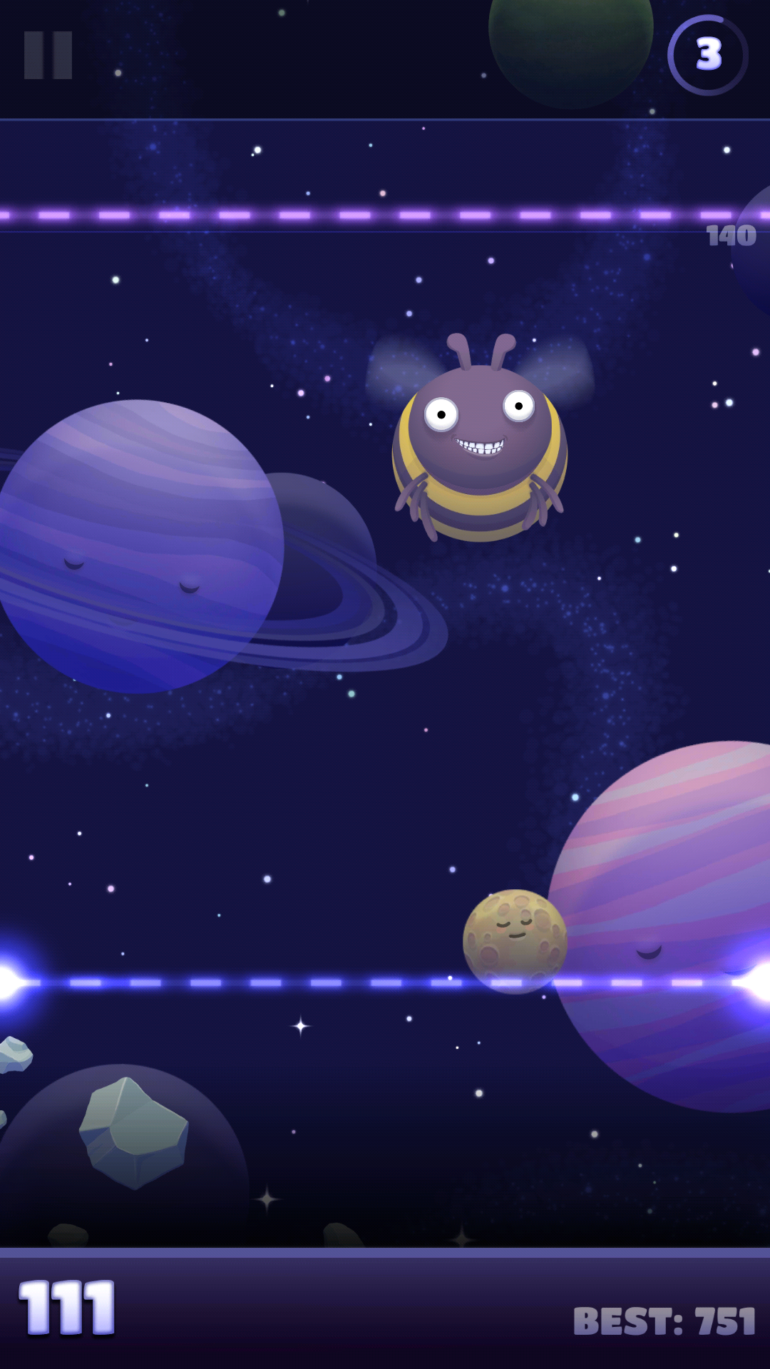 Shoot The Moon 게임 스크린 샷