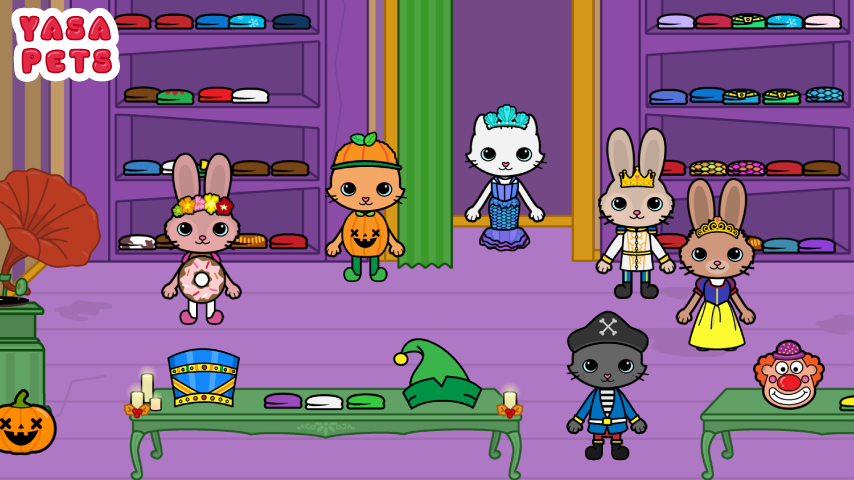 Yasa Pets Halloween ภาพหน้าจอเกม