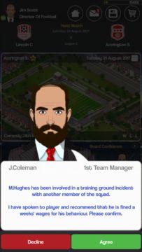 Club Soccer Director 2018 ゲームのスクリーンショット