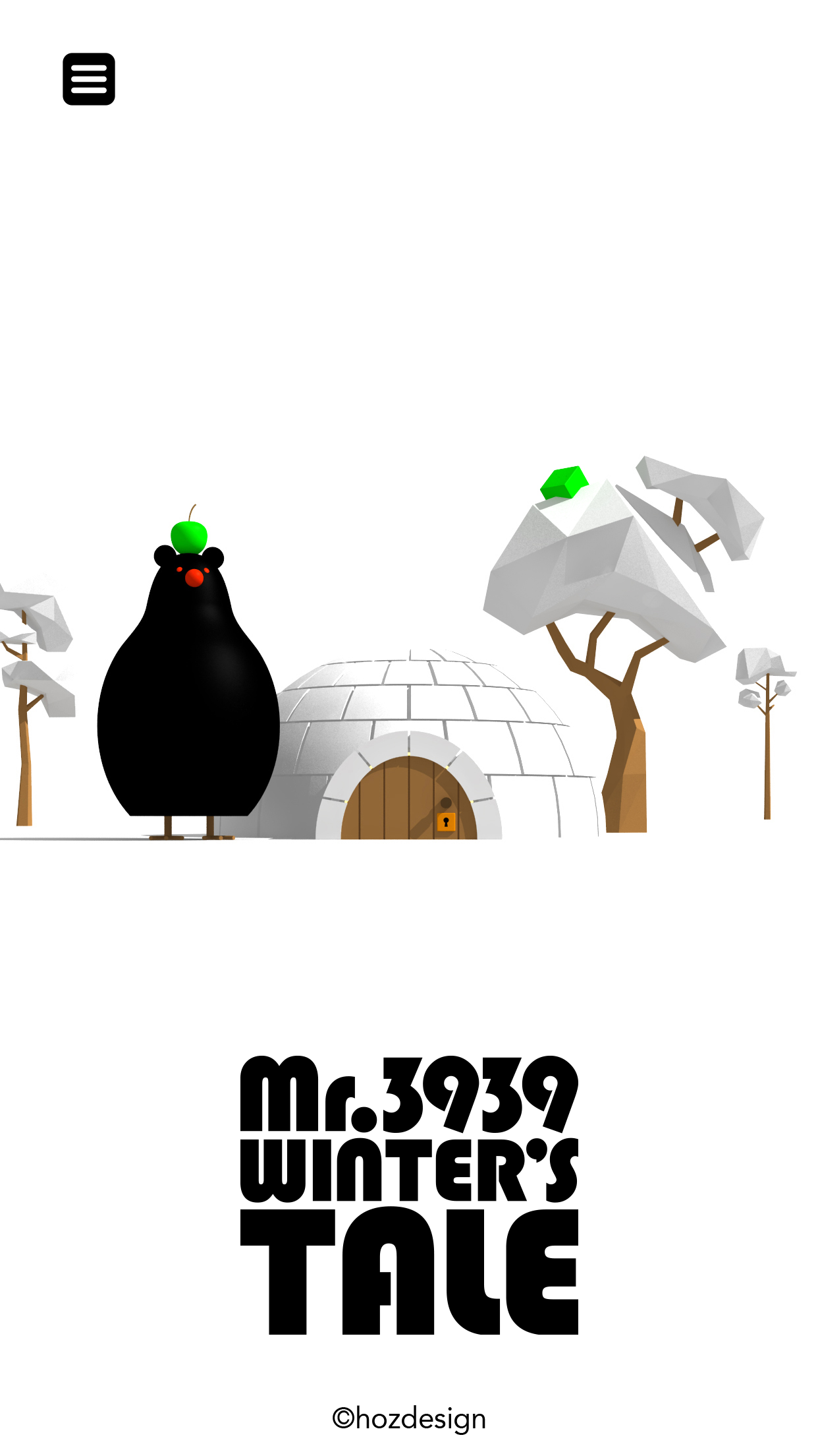 Escape game "Winter's Tale" Game Screenshot