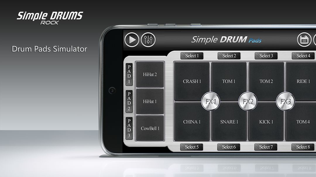 Screenshot of Simple Drums Rock - Drum Set
