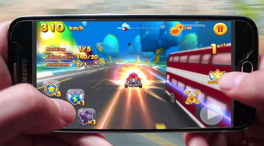 Скриншот игры Starlight City Car Racer Traffic Maxks 3D