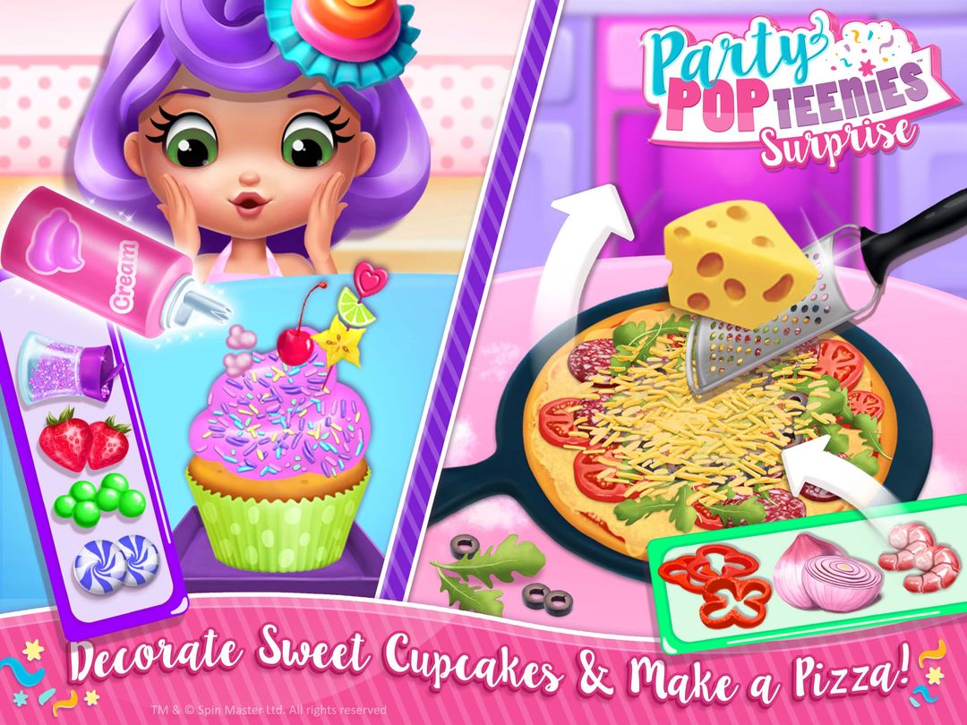 Party Popteenies Surprise - Rainbow Pop Fiesta 게임 스크린 샷