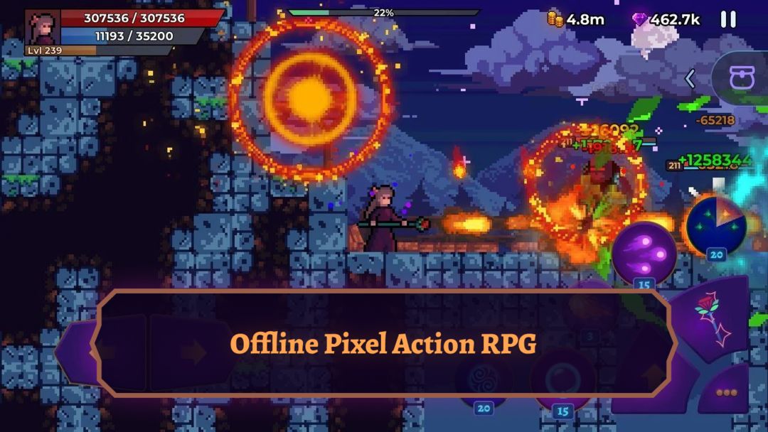 Moonrise Arena - Pixel RPG screenshot game