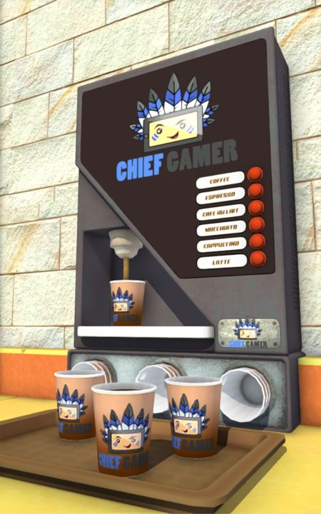 Coffee Vending Machine Tycoon Game Screenshot