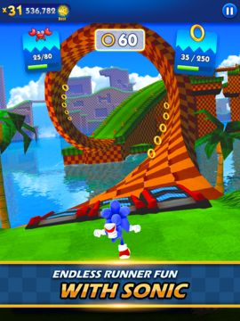 Cuplikan Layar Game Sonic Dash Run