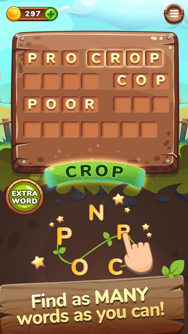 Screenshot of Word Farm - Anagram Word Scramble